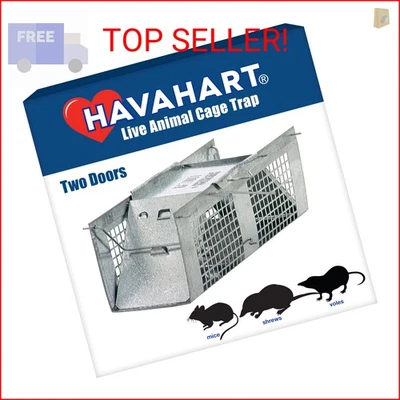 Trampa humana Havahart X-Small de 2 puertas captura y liberación de animales vivos para lunares, caña Foto 1 de 2