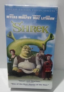 SHREK VHS Movie Sealed - Picture 1 of 3