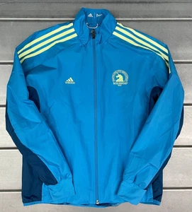 Adidas Boston Marathon 2019 Jacke Damen mittelblau Full Zip Active - Bild 1 von 10