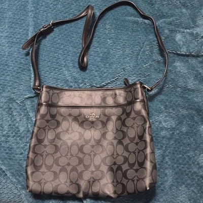 Coach C1554 Women's Crossbody Rowan File Bag - Black - Image 1 of 4