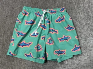 CHUBBIES Swim Trunks Men Small Apex Swimmer Shorts Sharks Mesh Lined UPF50 5.5" - Picture 1 of 7