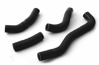 Black For Kawasaki KX 250 KX250 1988 1989 Silicone Radiator Coolant Hose - Image 1 of 3