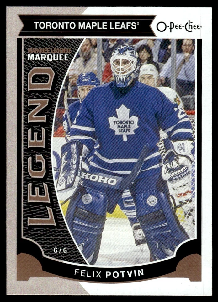 2015-16 O-Pee-Chee MARQUEE LEGEND Felix Potvin Toronto Maple Leafs #581 - Image 1 of 2