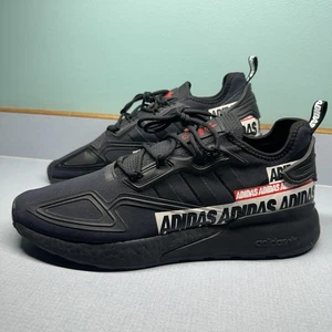Adidas Originals ZX 2K BOOST Nero/Rosso/Bianco FX7038 Uomo Taglia 12 - Foto 1 di 16