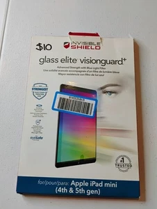 ZAGG Invisible Shield Glass Elite VisionGuard+ Apple iPad Mini 4th & 5th Gen - Picture 1 of 2