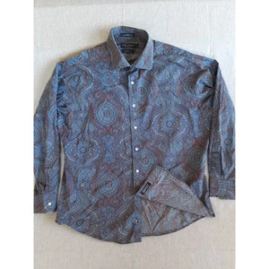 Daniel Cremieux Collection Men XL Tailored Fit Fine Italian Fabric Button Shirt - Picture 1 of 8