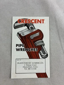 Vintage Halbmond Pfeifenzange Prospekt, um 1950 - Bild 1 von 5