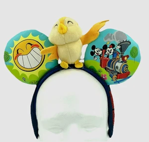 Disney Mickey und Minnie Runaway Eisenbahn verstellbare Ohren Sammlerstück Chuuby - Bild 1 von 7