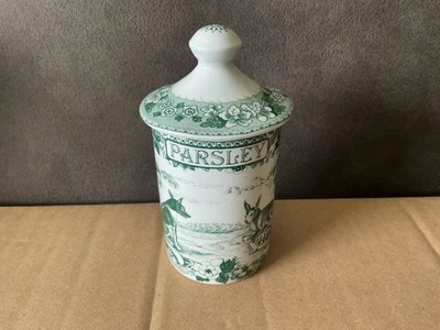 SPODE ARCHIVE COLLECTION ‘PARSLEY’ STORAGE JAR IN SUPERB UNDAMAGED CONDITION - Image 1 of 4