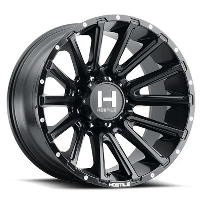 Rueda 22x10 Hostile H123 Typhoon Asphalt (negro satinado) 5x150 (-25 mm) Foto 1 de 4