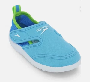 Speedo Kids' Hybrid Water Shoes for pool beach Turquoise/Blue Medium (7-8) - Picture 1 of 3