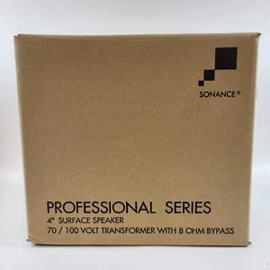 Sonance Professional Series Surface Mount Surface Speaker White PS-S43T - Picture 1 of 6