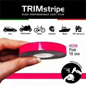 PINK NEON AUTOMOTIVE MOTORCYCLE 10mm TRIM PIN TAPE DETAIL PINSTRIPE ADHESIVE VIN - Bild 1 von 5