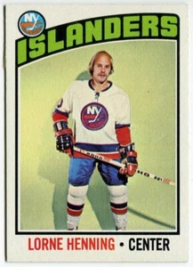 1976-77 Topps #193 Lorne Henning New York Islanders - Picture 1 of 2