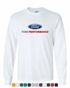 Ford Performance Long Sleeve T-Shirt Ford Mustang GT ST Racing - Picture 1 of 12