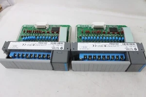 2 USED ALLEN-BRADELY SLC500 1746-IN16 SER C ANALOG INPUT MODULE - Picture 1 of 9
