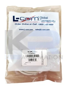 NEW SEALED L-Com CC6PB-5 Plenum Coaxial Cable Male/Male 5 Ft - Picture 1 of 3
