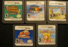 Lot of 5 Nintendo DS games Kirby, Drawn to Life, Super Mario, Princess Peach +1
