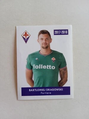 FIGURINA CALCIATORI UFFICIALE ACF FIORENTINA 2017/2018 ESSELUNGA n 80 CON VELINA - Immagine 1 di 2