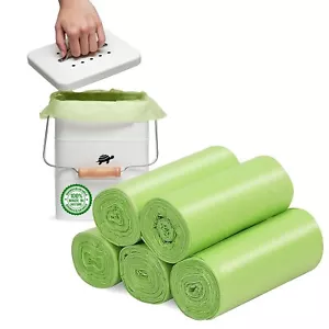 Small Trash Bags 1.2 Gallon - Biodegradable Garbage Bags Recycling Eco-Friend... - Picture 1 of 6