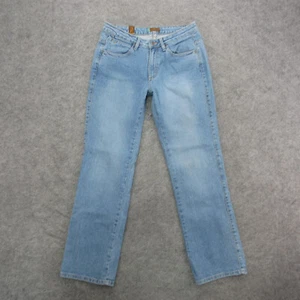 Aura Jeans Women's 8p Blue Stone Wash Straight Leg Jeans - Picture 1 of 11