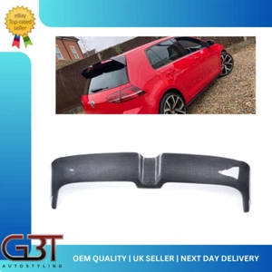 SE ADAPTA AL ALERÓN VW GOLF R ESTILO OETTINGER FIBRA DE CARBONO TRASERA MK7 MK7.5 GTD GTI REINO UNIDO! - Imagen 1 de 12