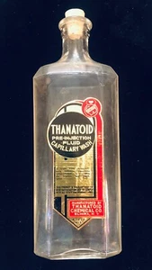 BOTELLA ANTIGUA: LÍQUIDO DE PREINYECCIÓN TANATOIDE Y LAVADO CAPILAR PB 150 - Imagen 1 de 3