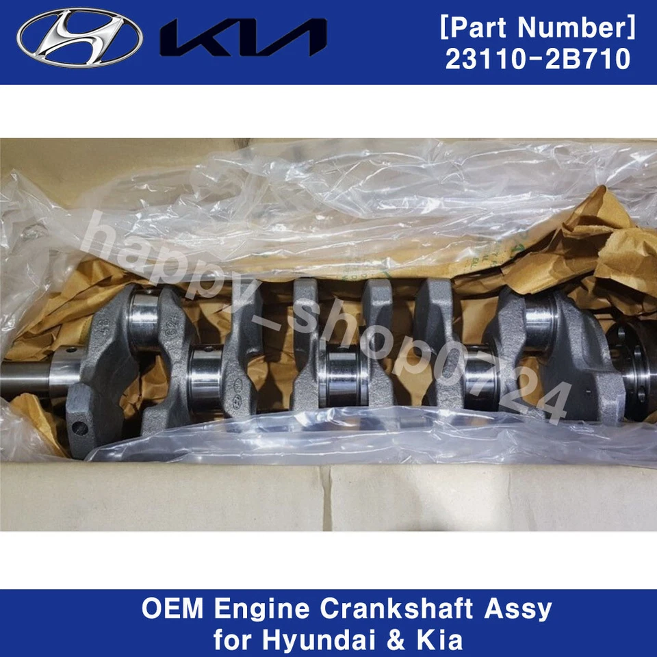 Conjunto de cigüeñal original OEM 231102B710 para Hyundai / Kia 1,6 L (ver descripción) Foto 1 de 4