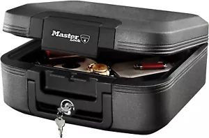 MASTER LOCK Sicherheitskassette (feuer- und wasserfest), Schlüsselschloss - Bild 1 von 2