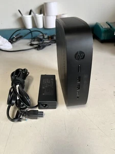 HP T740 Thin Client AMD Ryzen V1756B 3.2GHZ 8GBR No Flash No OS w/Power Supply - Picture 1 of 3