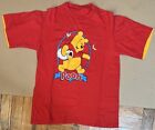Vintage Winnie the POOH Shirt Large Red Made in USA Tee Disney Wear