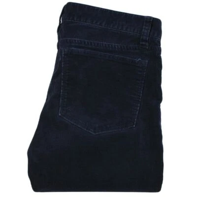 Pantaloni donna J.Crew slim fit in velluto a coste taglia 27 pantaloni blu sc... - Immagine 1 di 4