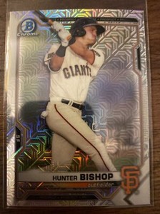 2021 Bowman Chrome Prospects Mojo Refractor Hunter Bishop #BCP-18 Giants RC