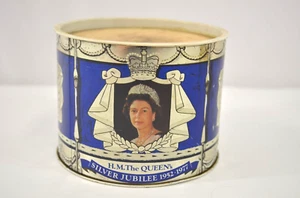 HM Queen Elizabeth II Silver Jubilee Tin Snare Drum 1952-1977 England - Picture 1 of 9