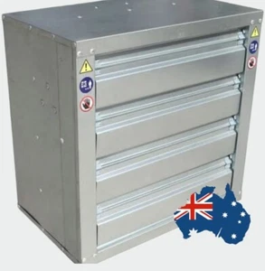 Spray Booth 20 Inch Industrial Commercial Extraction Fan Auto Shutters - Picture 1 of 4
