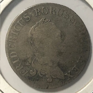 1783 B GERMANY 1/3 THALER 3 EINEN THALER - Picture 1 of 4