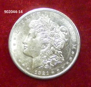 BU 1921 D Morgan Silver Dollar 90% Silver #902044-14-63 - Picture 1 of 2