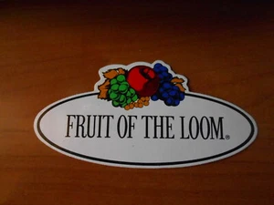 adesivo-sticker-FRUIT OF THE LOOM-cm.7x15-sc.14 - Foto 1 di 1