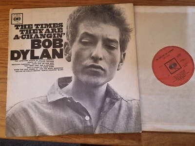 Bob Dylan - The Times They Are A-Changin’ Original UK LP Mono 1964 CBS Records - Image 1 of 4