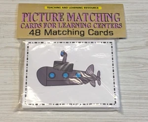 Picture Match - Flashcards for Preschool 52 Cards- Teaching supplies - Picture 1 of 6