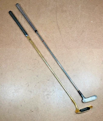 2 Vintage Gold Putters :  24K Gold Plated & Weighted Sterling Silver - Image 1 of 4