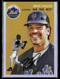 2023 Topps Chrome Platinum Anniversary #439 Mike Piazza Refractor Mets - Picture 1 of 2