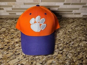 NCAA Clemson Tigers Hat Cap Adjustable One Size College Orange - Picture 1 of 10