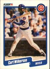 1990 Fleer #46 Curtis Wilkerson NM-MT Cubs