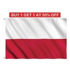 Poland Flag Large Polish National Rugby Football Cricket Sport Games Fan