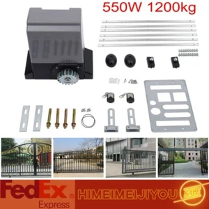 550W 2700lb/1200KG Automatic Electrico Sliding Gate Opener Motor With 2 Remotes - Picture 1 of 24
