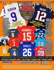 2020 Tristar Hidden Treasures Game Day Greats Jersey Football Box
