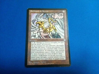 MTG Magic Italian Arcum's Whistle Unsigned Artist Proof Ice Age Quinton Hoover - Image 1 of 2