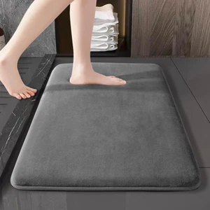 Bathroom Rugs, Ultra Absorbent & Non-Slip Memory Foam Bath Rugs, Machine Washabl - Picture 1 of 12