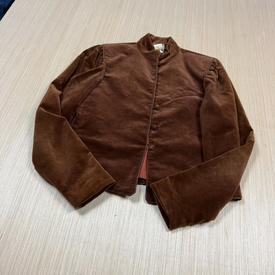 Blazer de terciopelo vintage años 70 Campus informal California para mujer talla 7/8 pequeño Foto 1 de 4